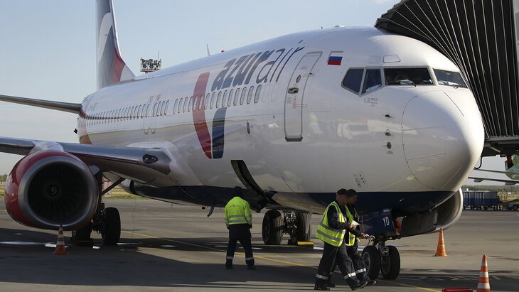 ��������� � ������ ������� ��������� ����� ���������� ������� �������� Azur Air