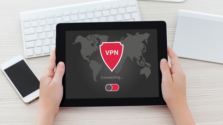������������ �������� ���������� � ������� �� ������������� VPN