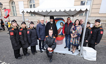 Кадеты из школы №1409 стали победителями на Петровском Пасхальном фестивале