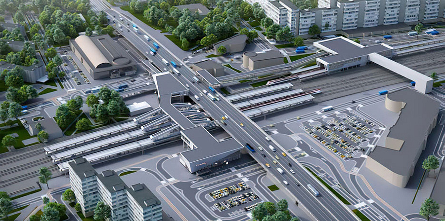 Реконструкция станции Крюково будет завершена в августе 2023 года