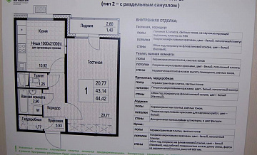 Ильичёва осмотрела планировку жилья по программе реновации.