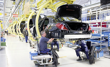 Под Зеленоградом началась сборка конвейера на заводе Mercedes-Benz 