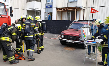 В Зеленограде прошли пожарные учения