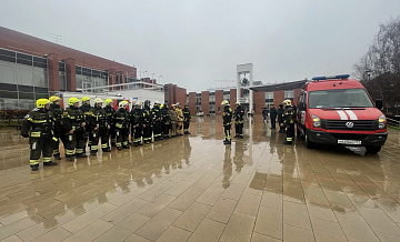 Пожарные учения провели в МИЭТ